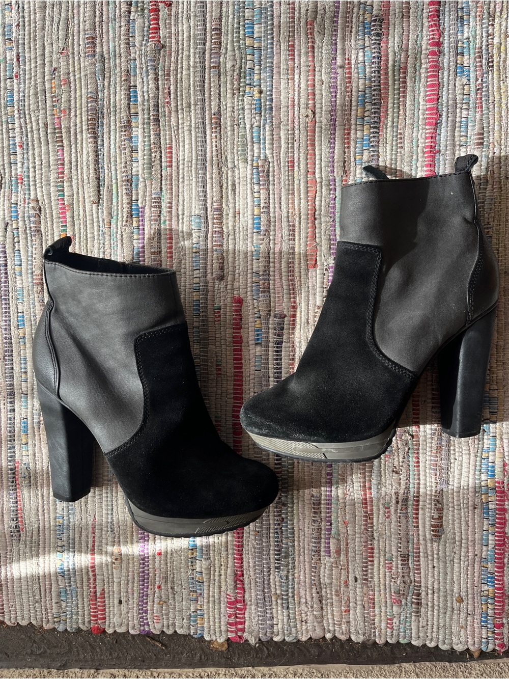 Diesel Hi-Travis Platform Ankle Boots